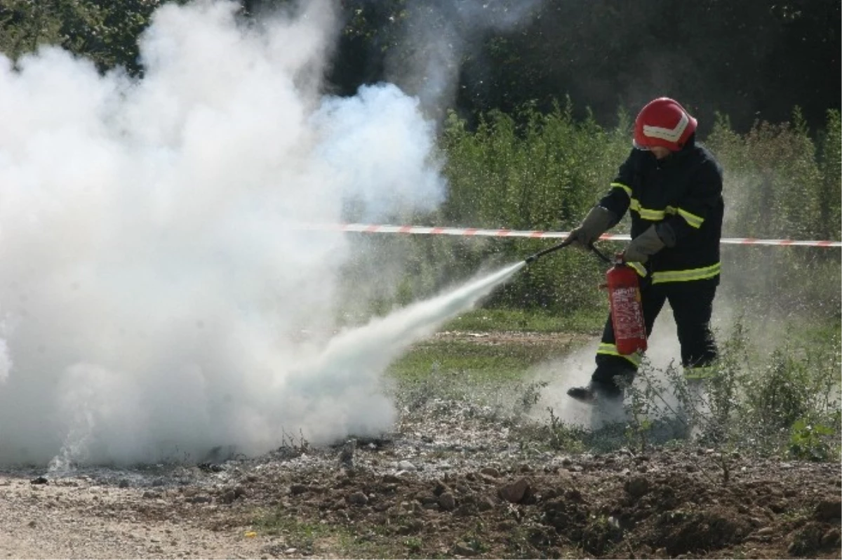 Doğalgaz Yangın Tatbikatı