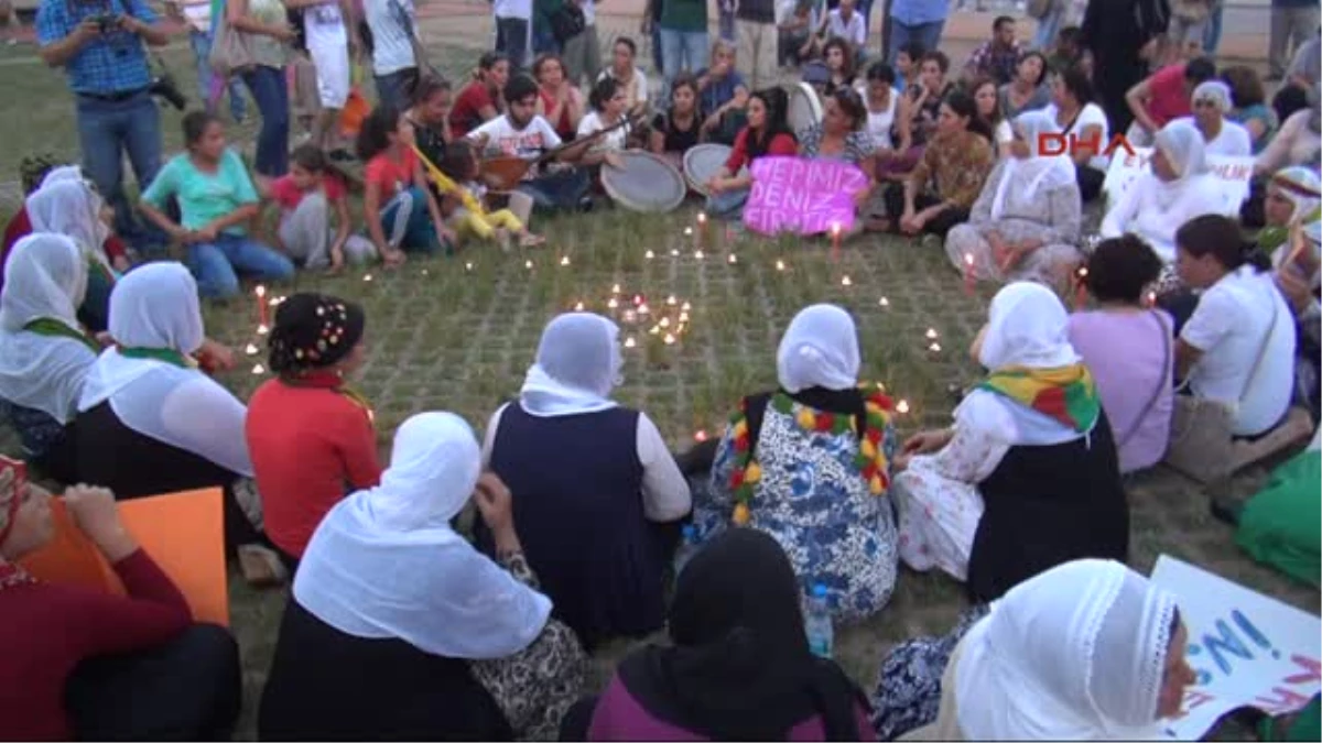 HDP\'li Kadınlardan Ağıtlı Türkülü IŞİD Eylemi