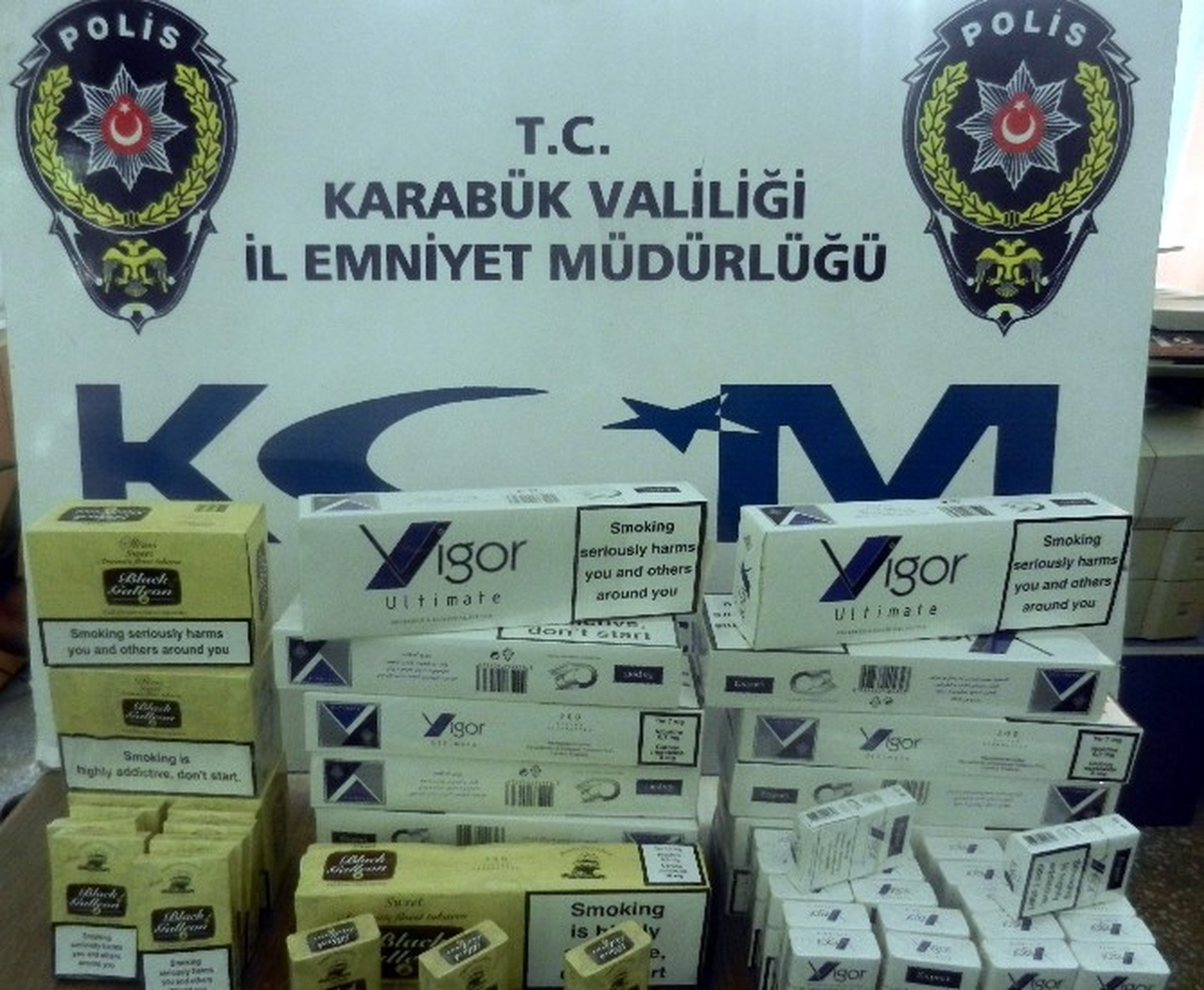 Emniyetten Kaçak Sigara Operasyonu