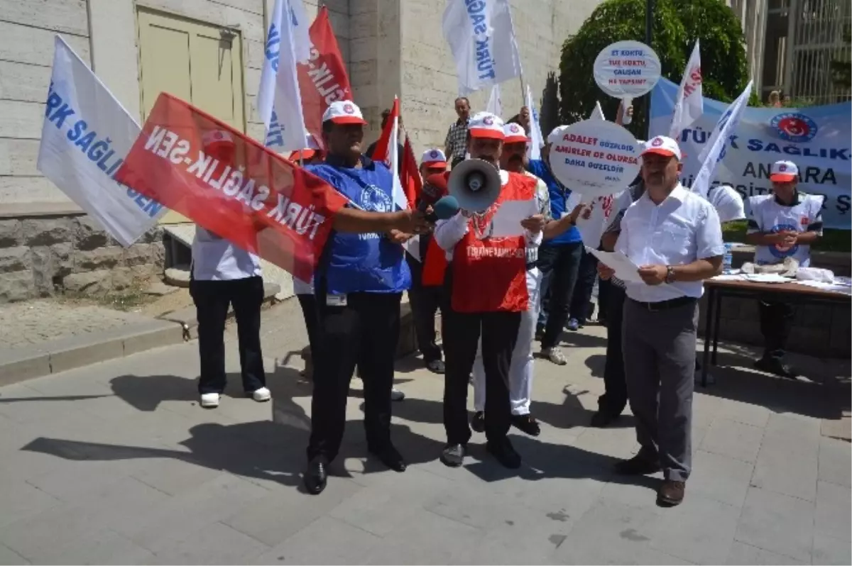 Hacettepe Üniversitesi Hastanesi Önünde Eylem