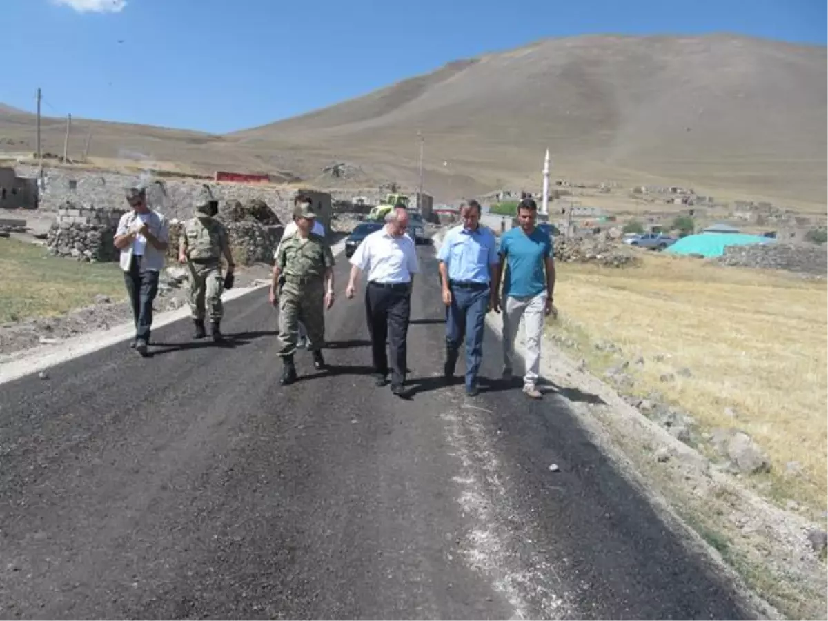 Iğdır Valisi Hane Yol Yapım Çalışmalarını İnceledi