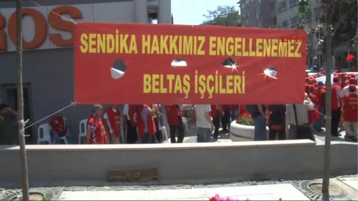 Genel-İş Sendikası Üyeleri İçin Protesto