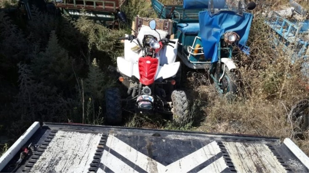 Hüyük\'te Atv Motoru Devrildi: 1 Yaralı