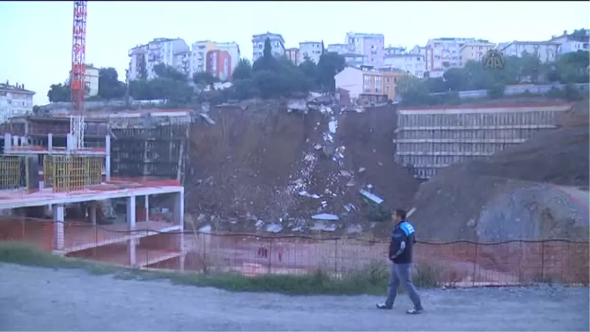 Üsküdar Belediyesi İnşaatında Çökme