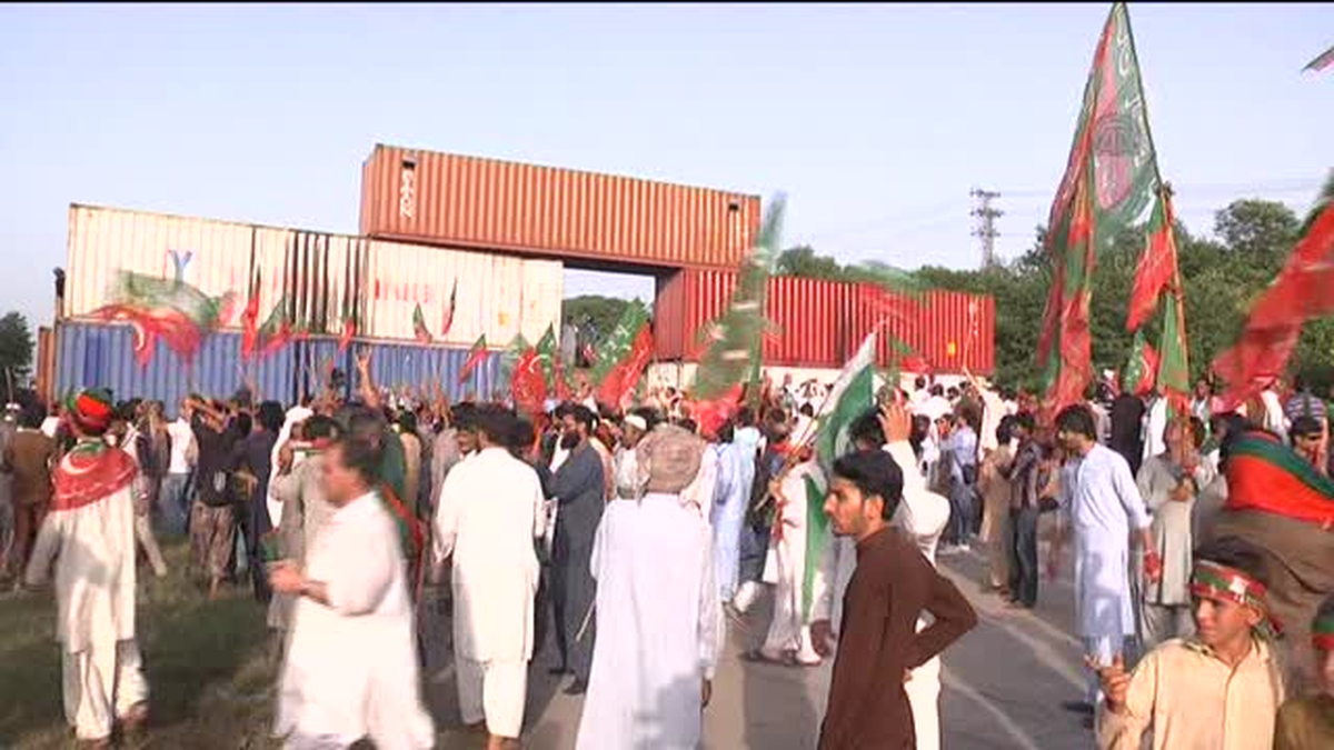 Pakistan\'da hükümet karşıtı gösteriler -