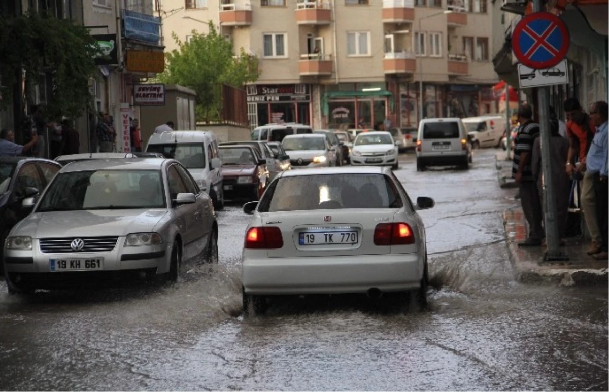 Çorum\'da Sağanak Yağış