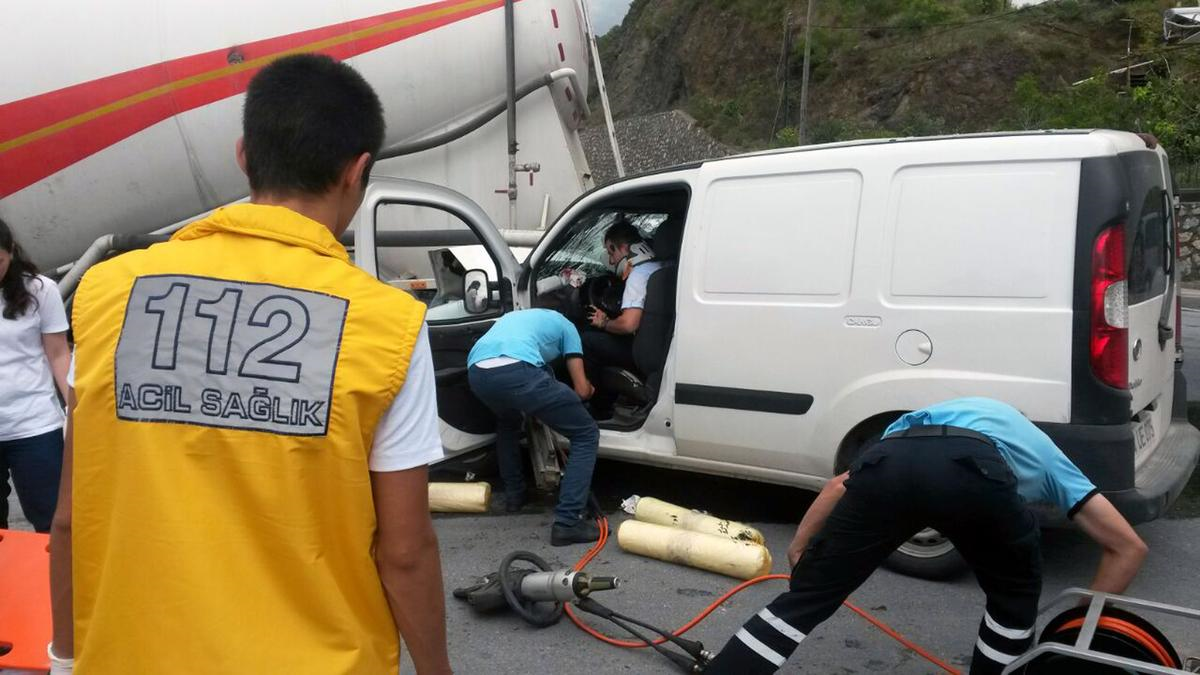 Ereğli\'de Trafik Kazası: 1 Yaralı