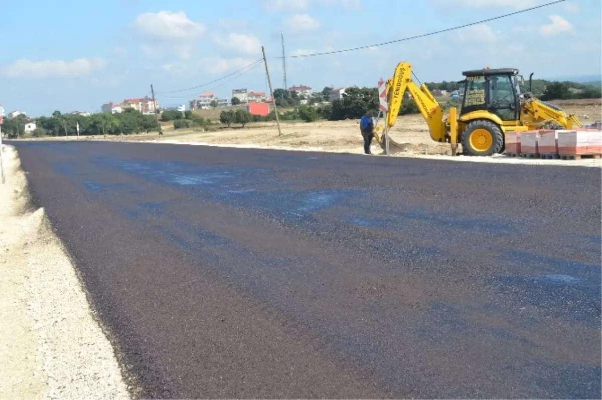 Kapaklı-Saray Yolu Asfaltlanıyor