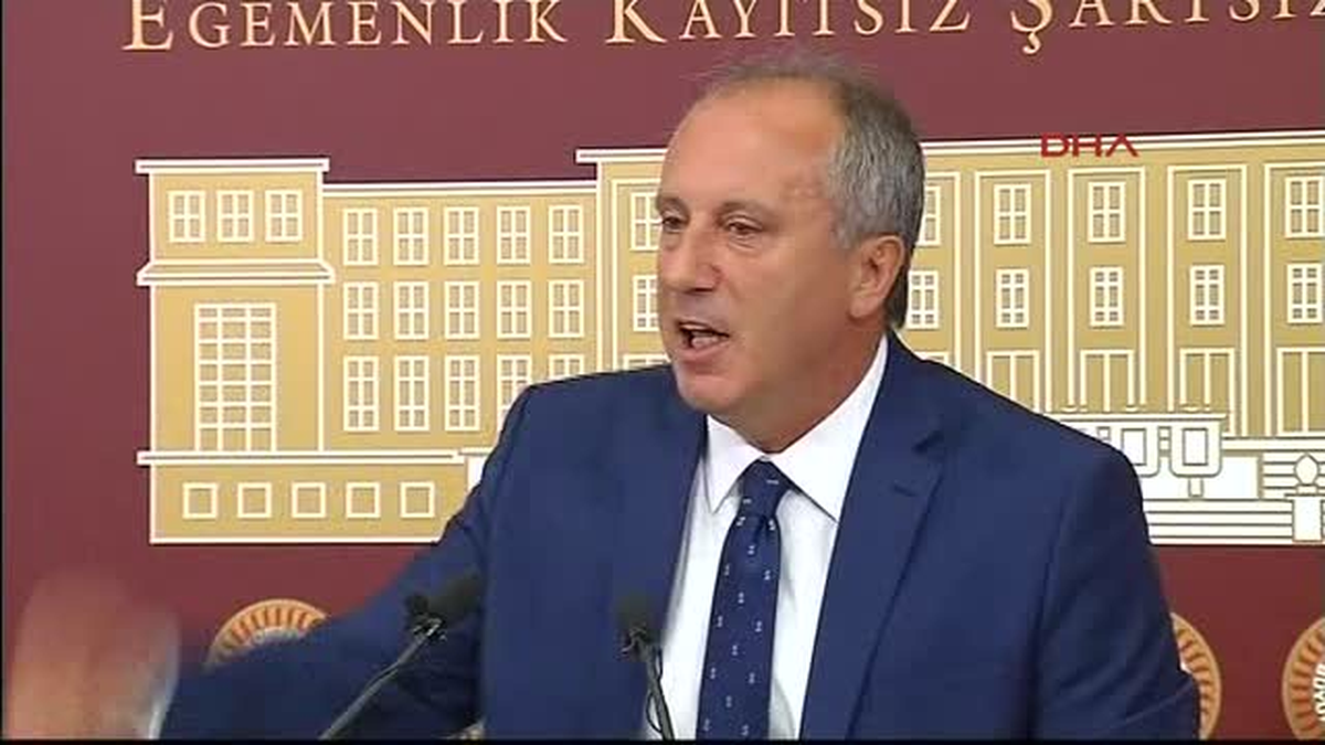 Muharrem İnce: CHP Grup Başkanvekilliği Görevimden İstifa Ettim