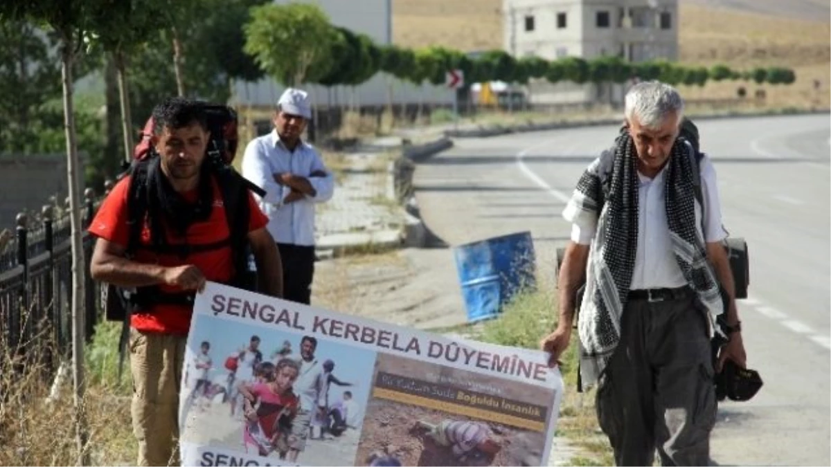 Şengal İçin 120 Kilometre Yol Yürüdüler