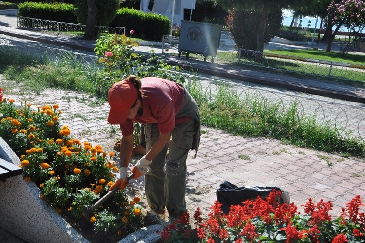 Tekirdağ Sahiline Kadın Eli Değdi