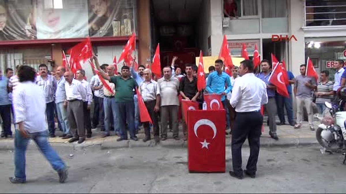 Ülkücülerden PKK\'lı Heykeline Tepki