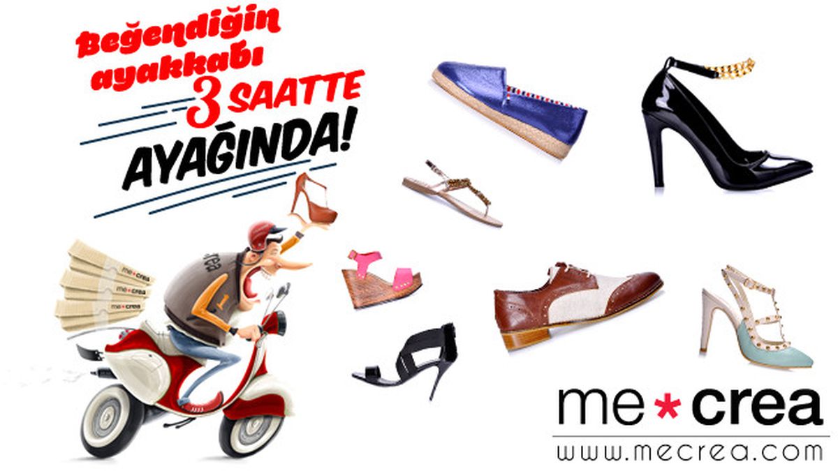 3 Saatte Ayakkabın Elinde, Mecrea.Com'a Tık Tık!