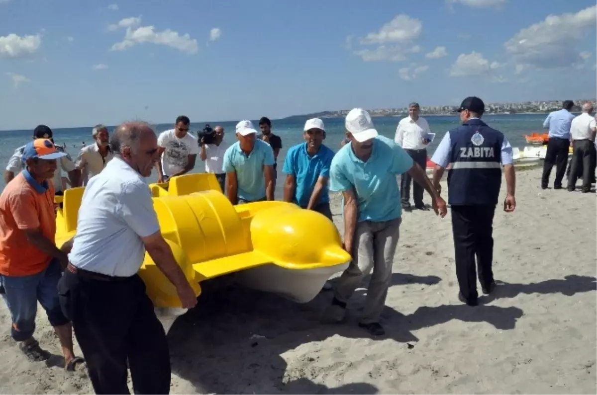 Denizde Kaybolan 5 Gencin Ardından Deniz Bisikletleri Toplandı