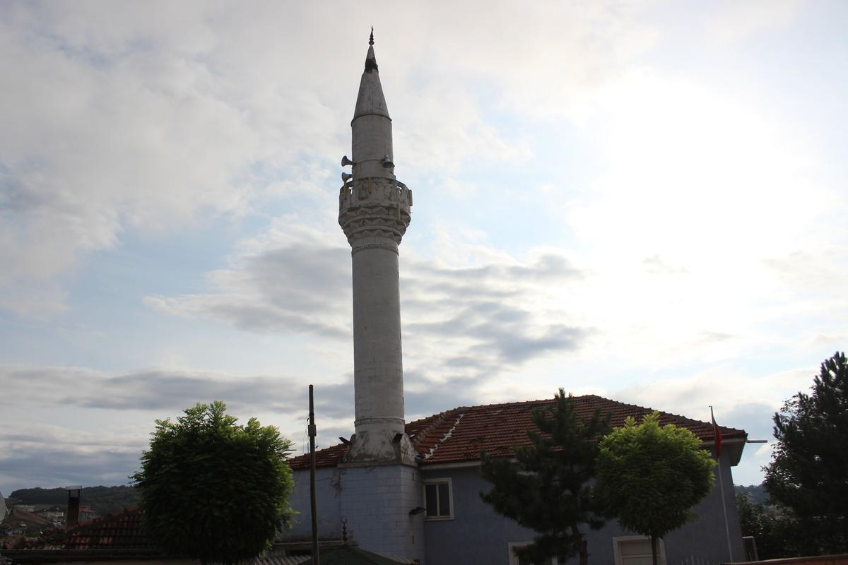 Havza\'da Minareye Yıldırım İsabet Etti