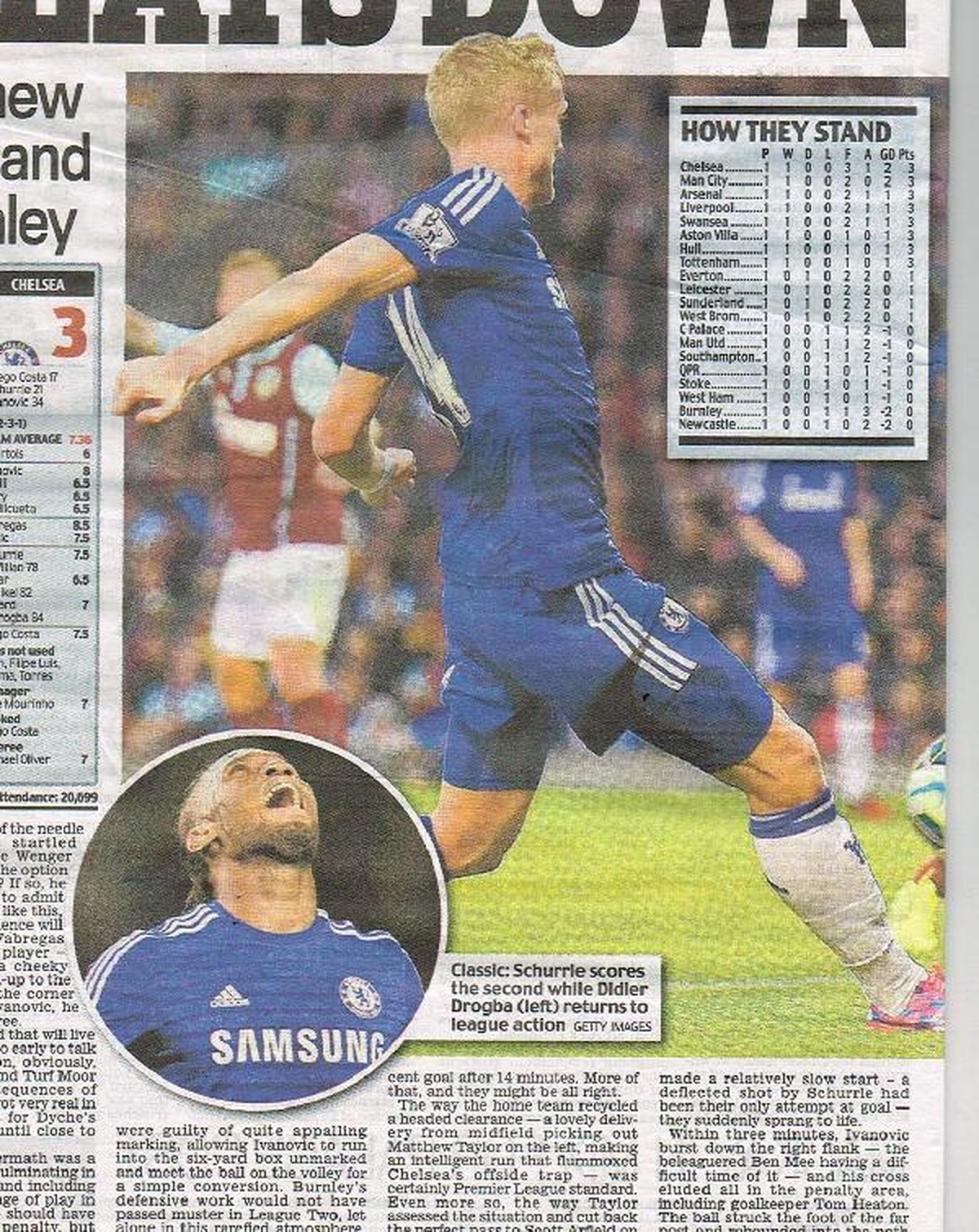 İngiliz Basını: " Chelsea\'nin Efsane Futbolcusu Drogba Premıer Lig\'e Döndü"