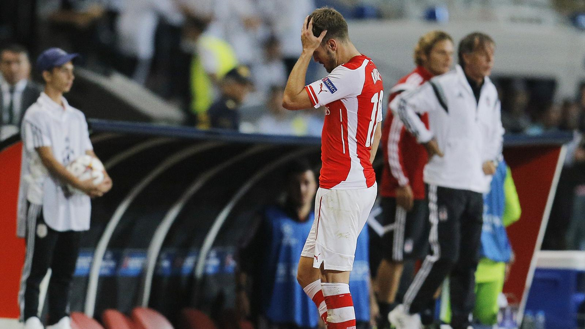 Beşiktaş Arsenal ve Ramsey\'e Bir İlki Yaşattı