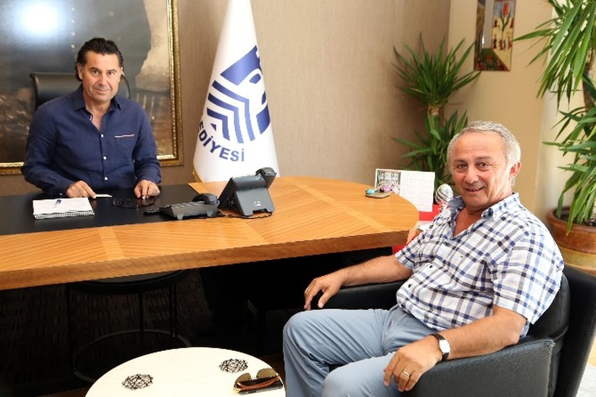 Hüseyin Şimşek, Başkan Kocadon\'u Ziyaret Etti