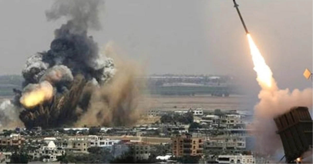 İsrail Dünden Bu Yana Gazze\'ye 180 Füze Attı