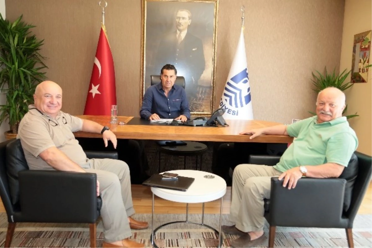 Sani Şener\'den Başkan Kocadon\'a Ziyaret