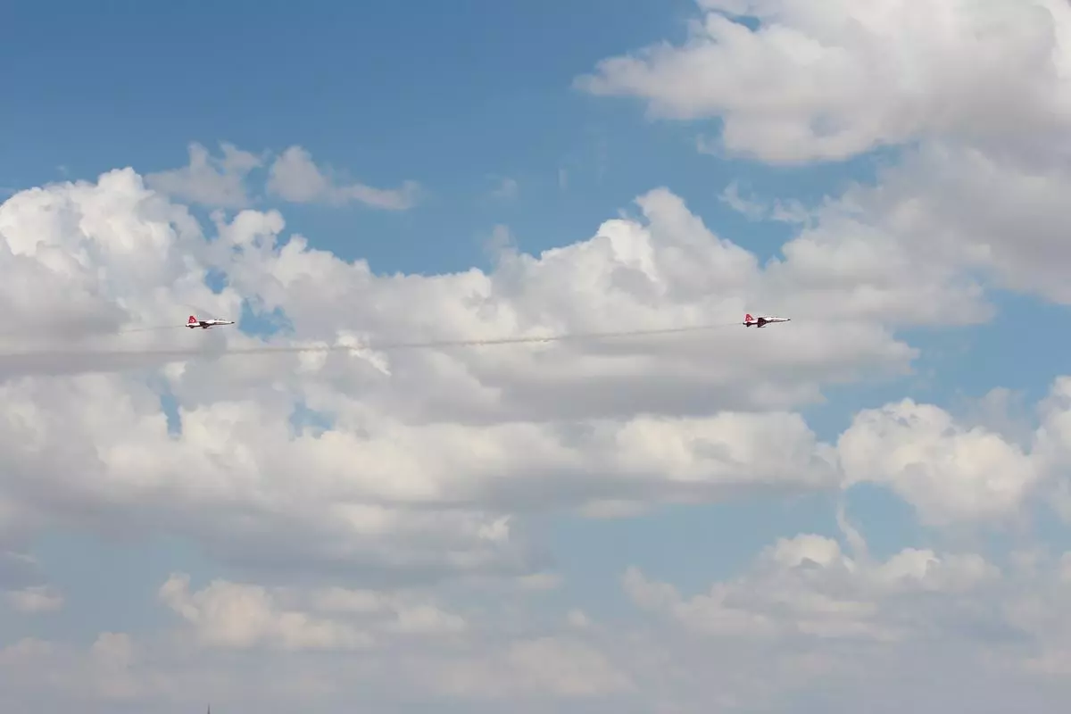 Türk Yıldızları Beyşehir Gölü Üzerinde Prova Yaptı