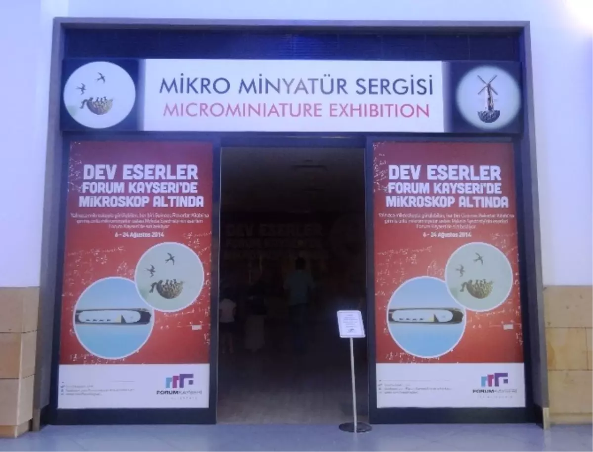 Mikro Minyatür Sergisi Forum Kayseri\'de