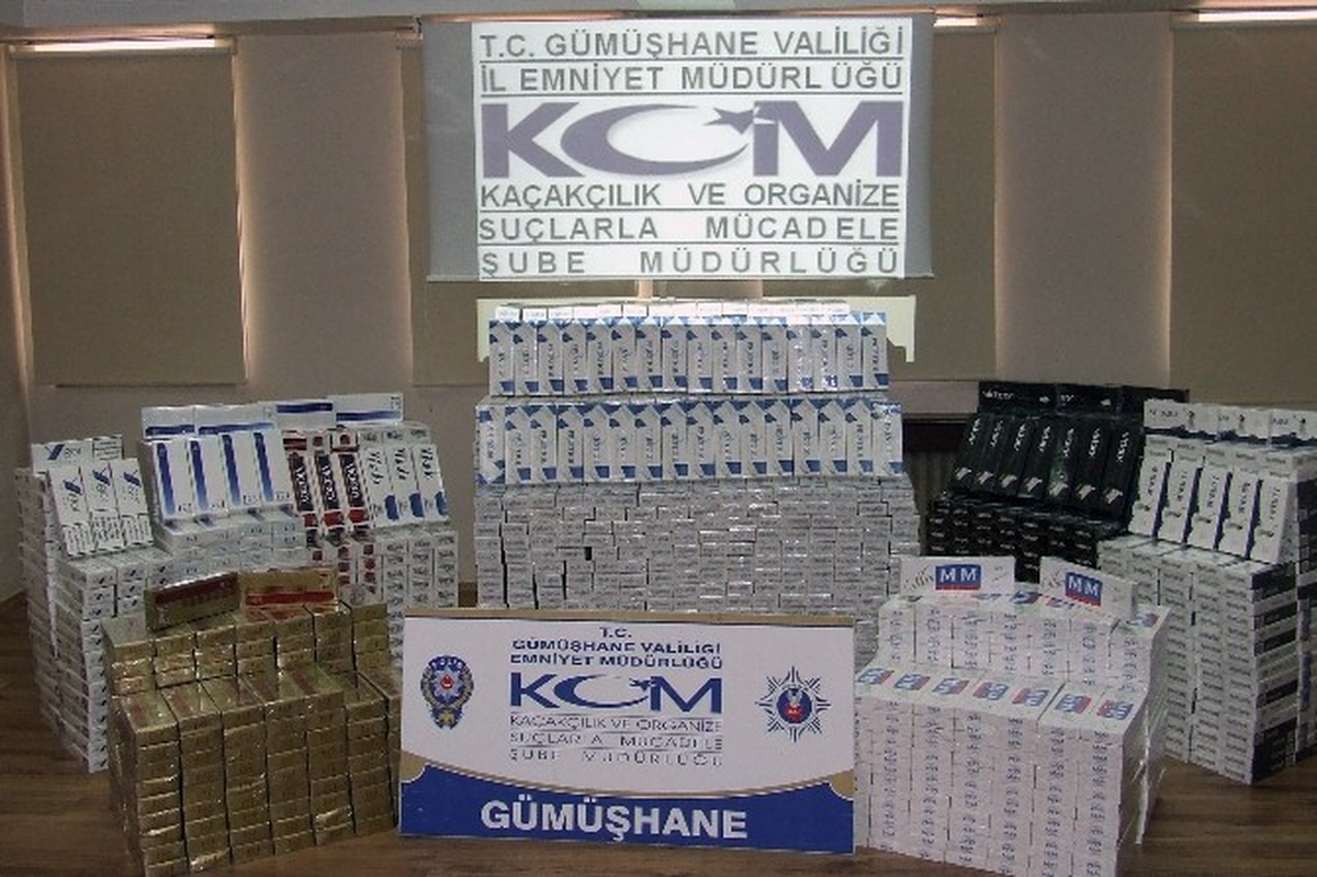 24 Bin Paket Gümrük Kaçağı Sigara Ele Geçirildi