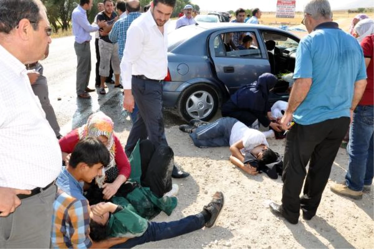 Afşin\'de Zincirleme Kaza: 6 Yaralı