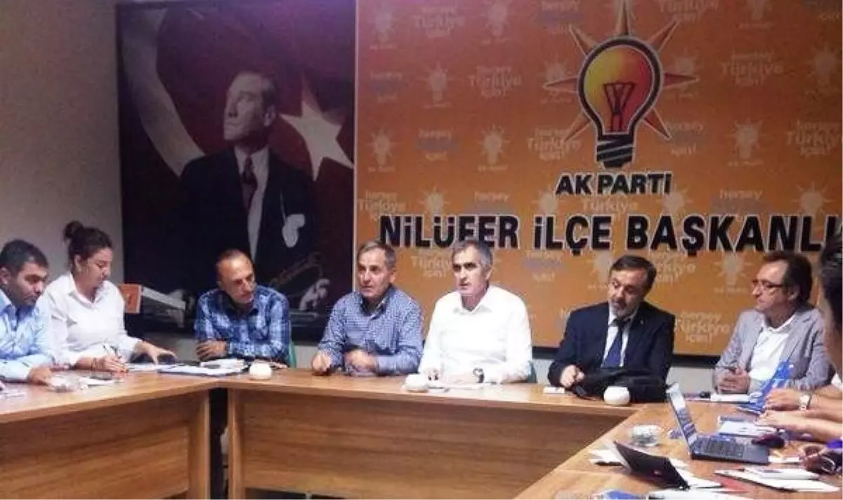 AK Parti Nilüfer İlçe Yönetimi Toplandı
