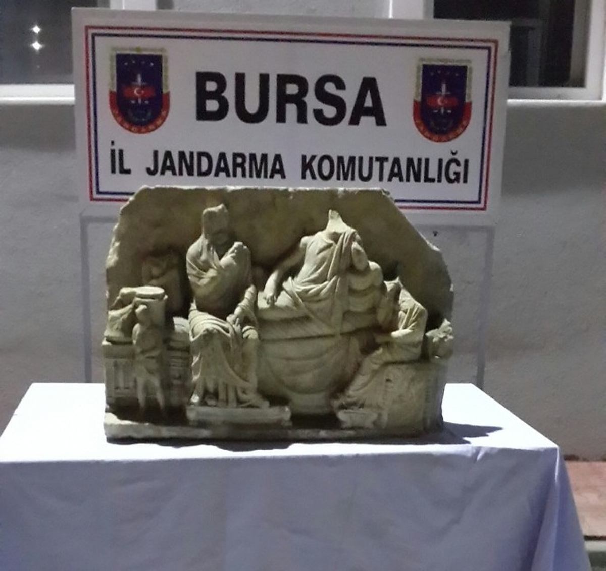 Bursa\'da Eski Roma Dönemine Ait Tarihi Eser Ele Geçirildi