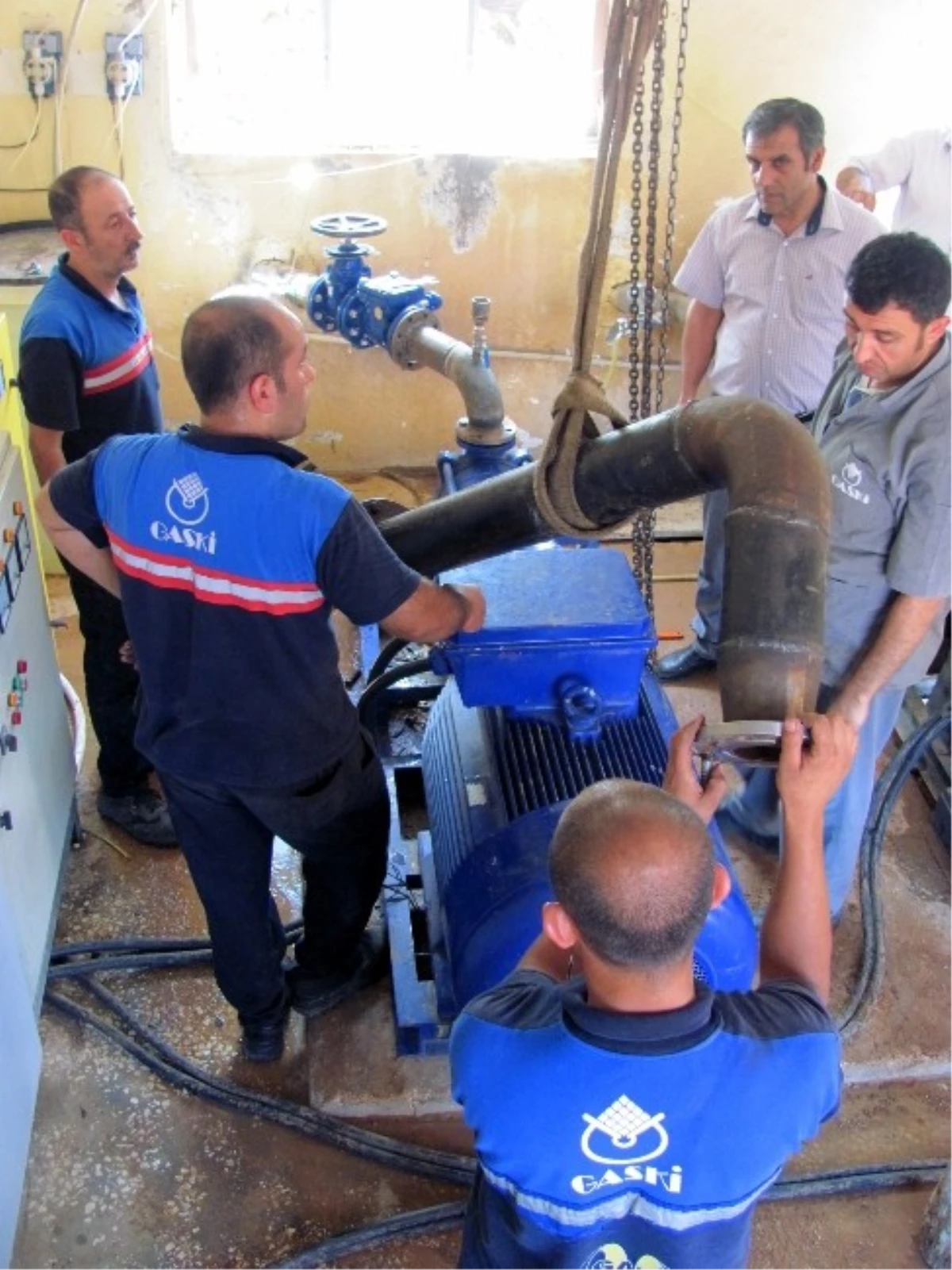Elif Mahallesi\'nin İçme Suyu Sorununu Gaski Çözüyor