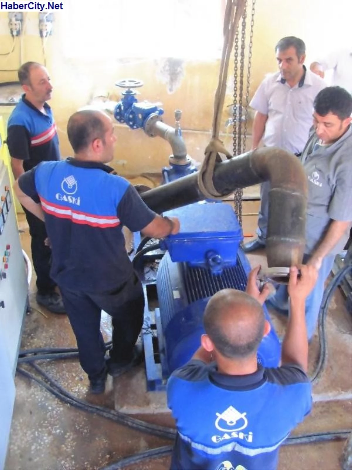 Elif Mahallesinin İçme Suyu Sorununu Gaski Çözüyor