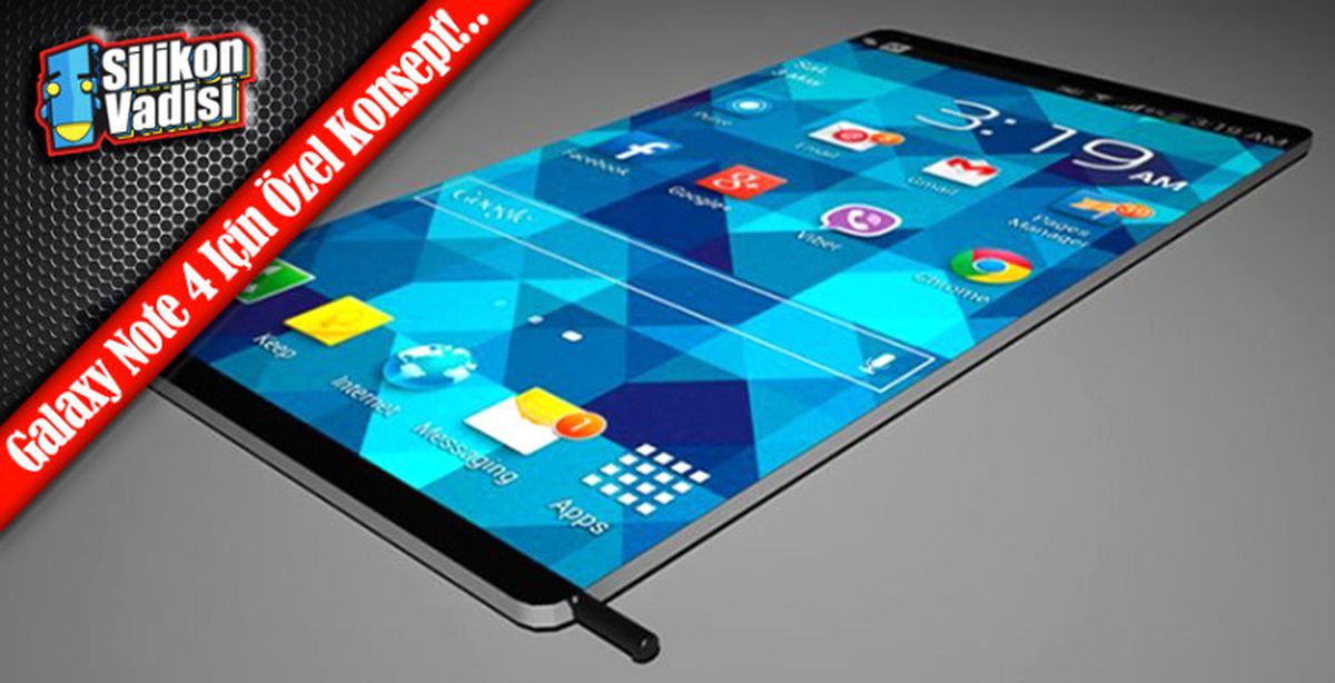 Galaxy Note 4 İçin Büyüleyici Konsept Tasarım!