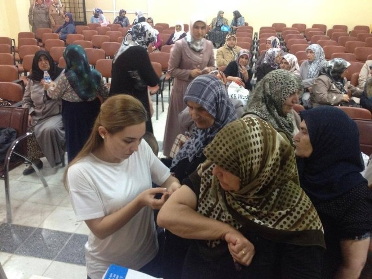 Hacı Adayları Aşılandı