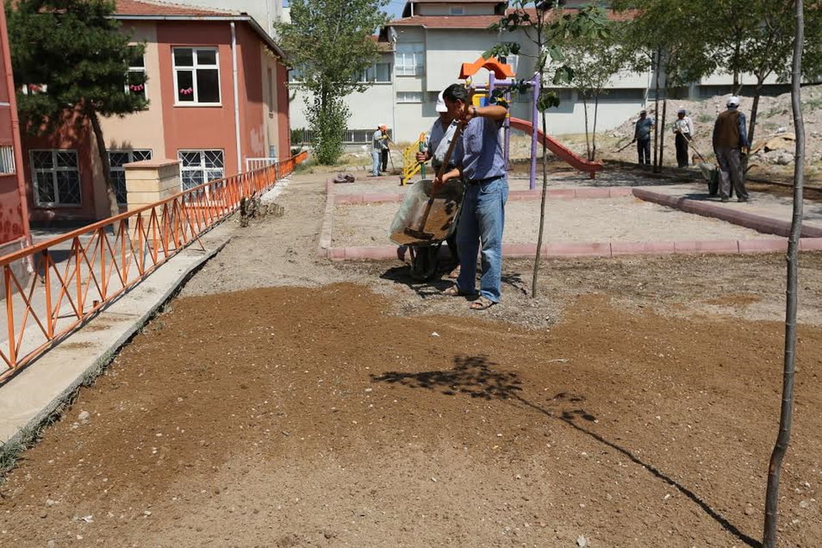 Nevşehir\'de Hakan Özkan Parkı Güzelleşiyor