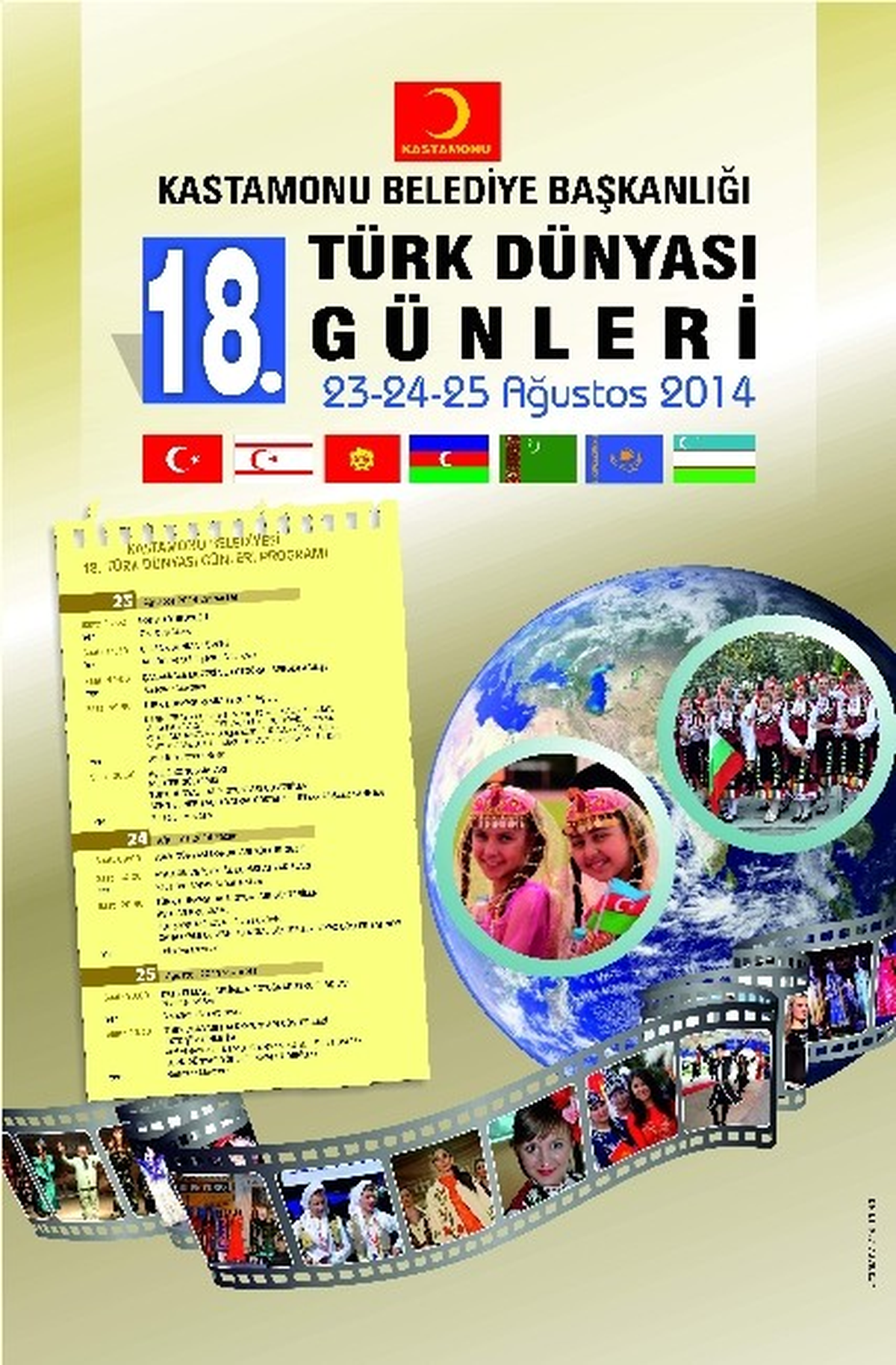 Kastamonu\'da 18. Türk Dünyası Günleri Başlıyor