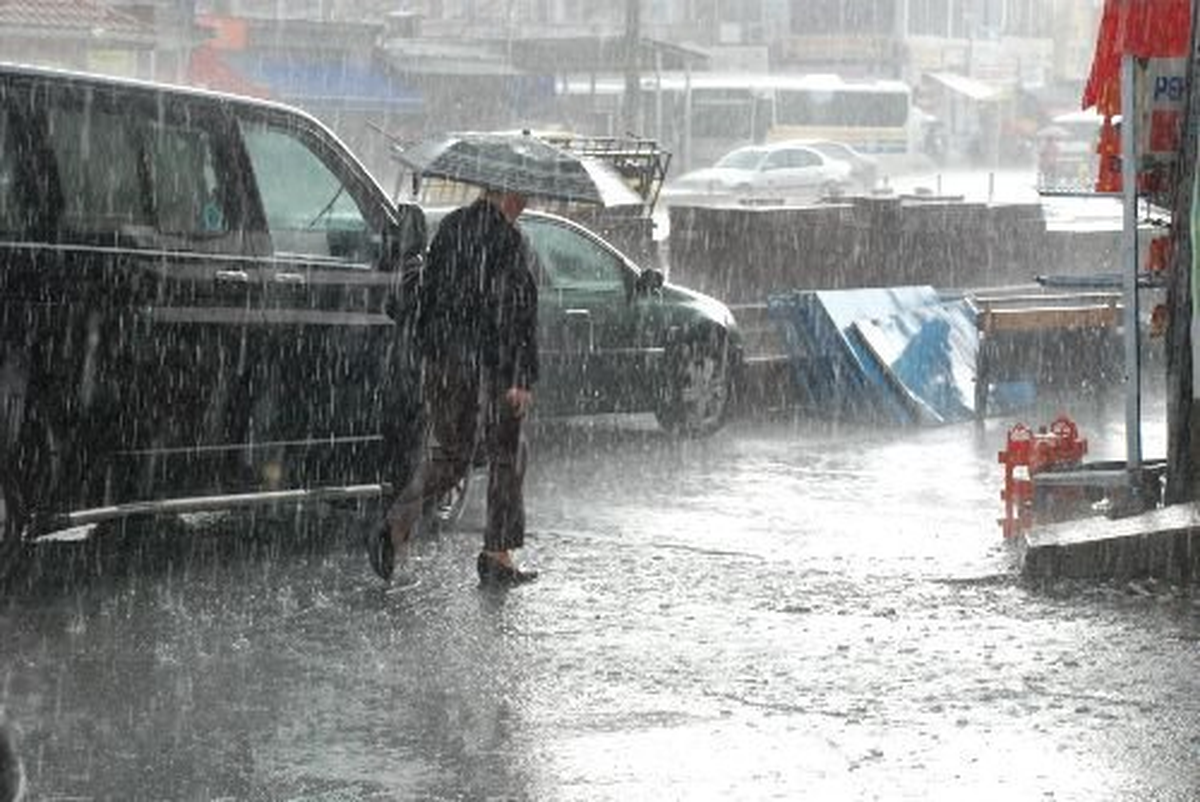 Kayseri\'deki Sağanak