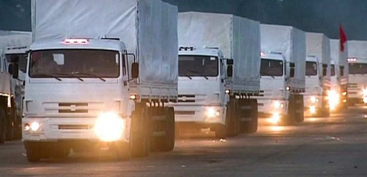 Rusya\'nın Ukrayna\'ya Gönderdiği Yardım Konvoyu