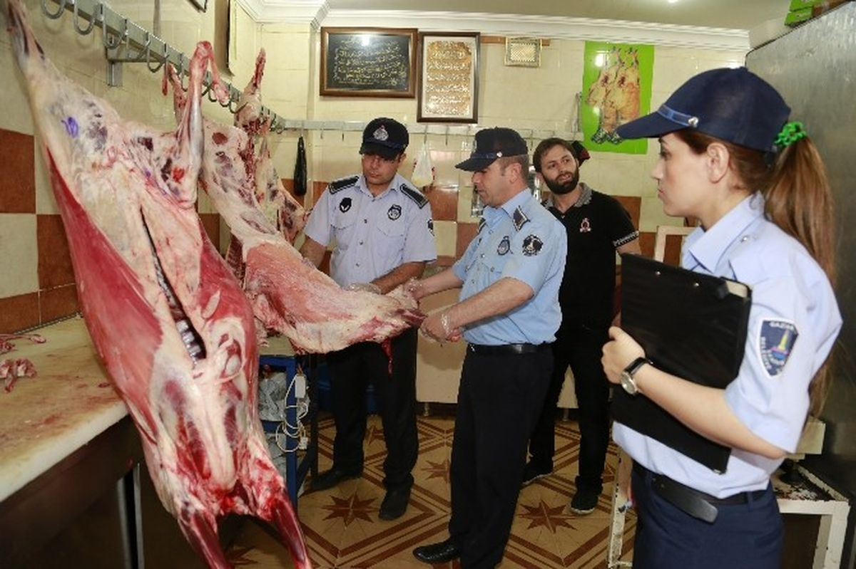 Şahinbey Belediyesi Zabıta Ekipleri Kasapları Denetledi
