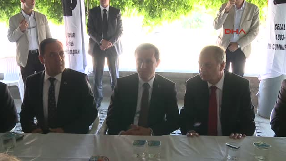 Bakan İşler, Celal Bayar? In Ölüm Yıldönümüne Katıldı