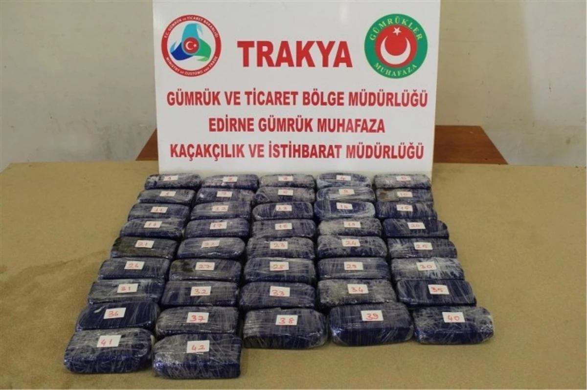 Kapıkule\'de 21 Kilo Eroin Yakalandı