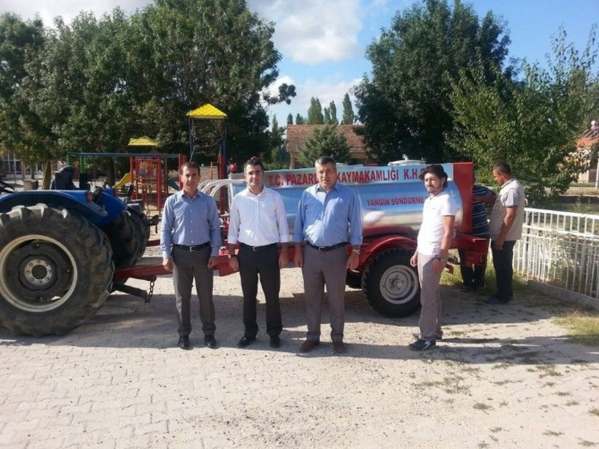 Yangın Söndürme Tankerleri Köylere Dağıtıldı