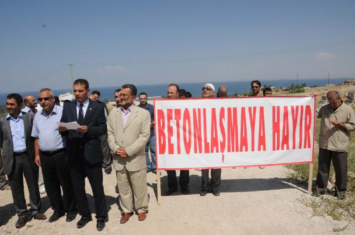 Edremit\'te Betonlaşmaya Tepki