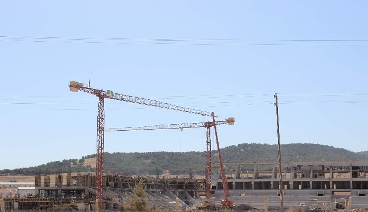 Gaziantep Arena Stadyumunun İnşaatı Hızla Yükseliyor