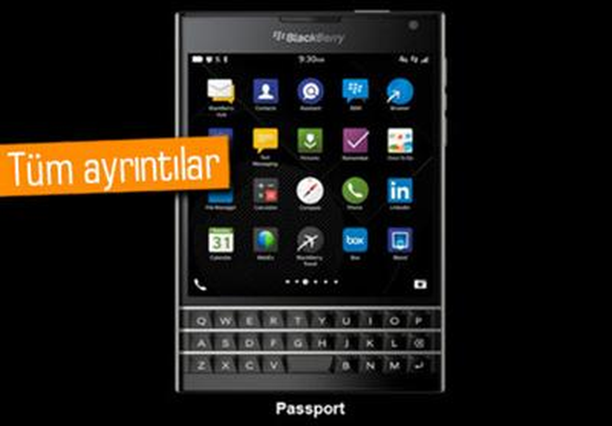 İşte Blackberry Passport\'un Detayları