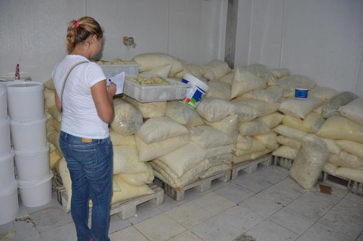 İzmir\'de 10 Ton Küflü Peynir Ele Geçirildi