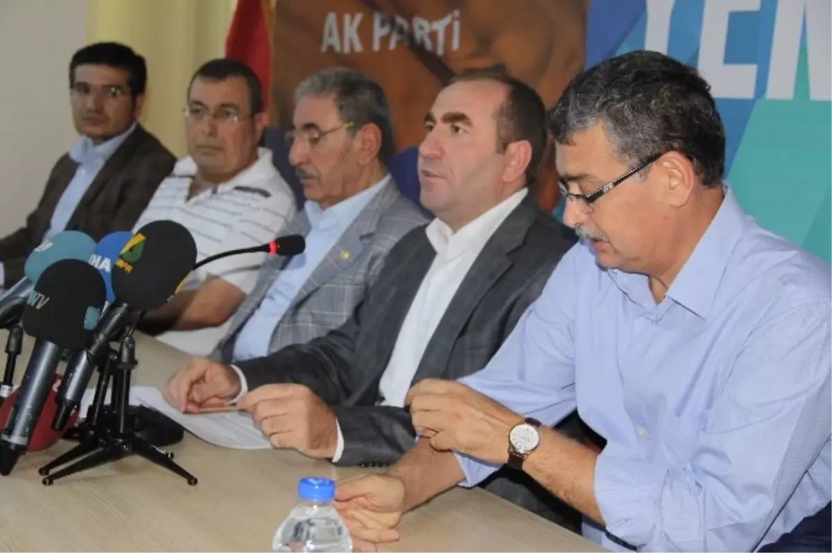 Şanlıurfa AK Parti İl Teşkilatından Davutoğlu'na Destek