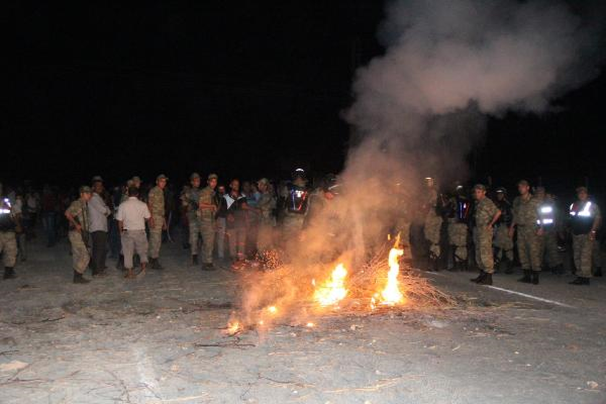 Şanlıurfa\'da Elektrik Protestosuna Müdahale Edildi
