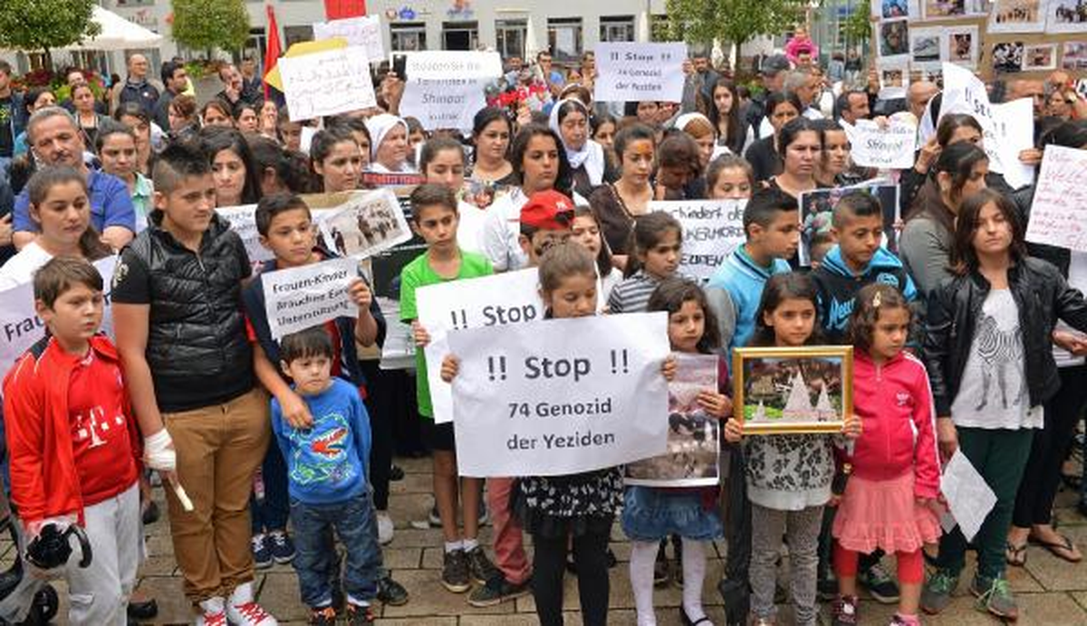 Ezidilere Yapılan Saldırılar Offenburg\'da Kınandı