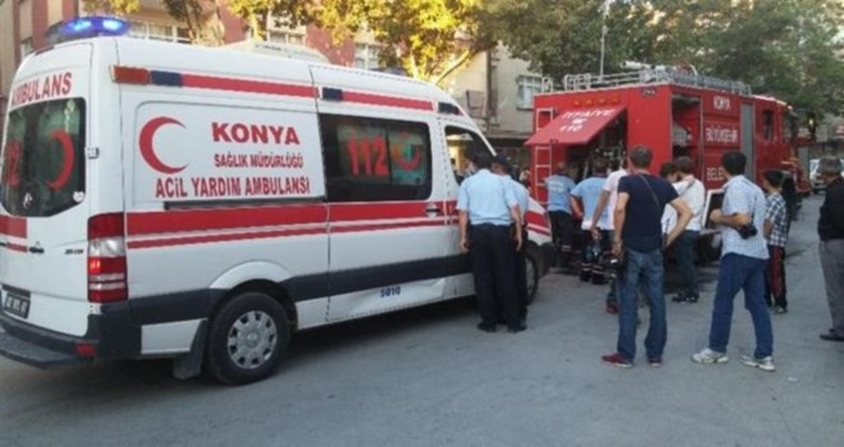 Konya\'da Ev Yangını: 1 Ölü
